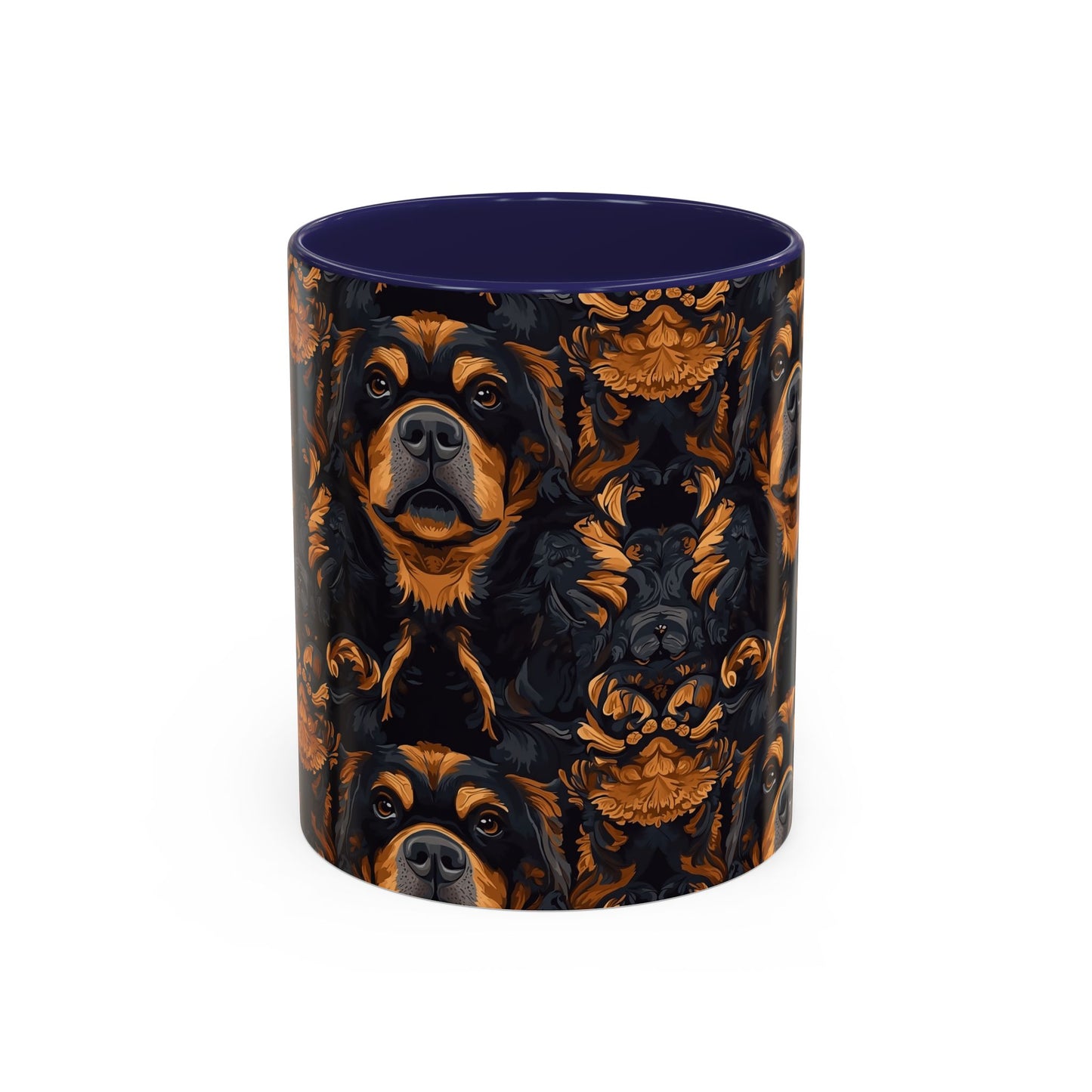 Modern Rottweiler Royalty Accent Coffee Mug