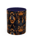 Modern Rottweiler Royalty Accent Coffee Mug