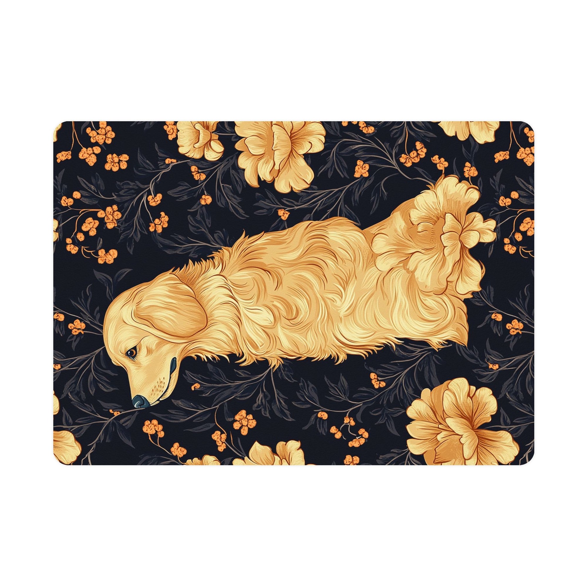 Golden Paws Floral Frenchie Postcards