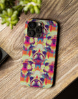 Glitchy Bulldog Blitz Slim Phone Cases