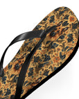 Autumnal German Shepherd Glamour Flip Flops