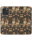 Beagle Blossom Bonanza Flip Cases