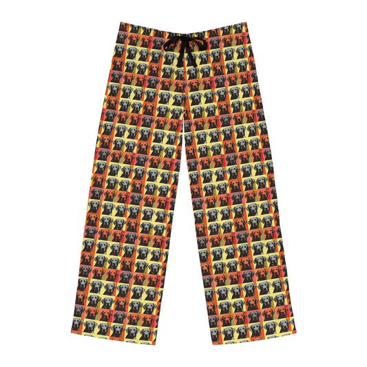 Whimsical Warhol Labrador Men's Pajama Pants