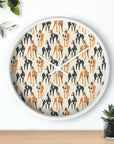 Dashing Dane Divinity Wall Clock