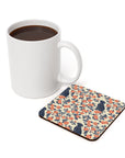 Bloomiful Lab Bouquet Cork Back Coaster