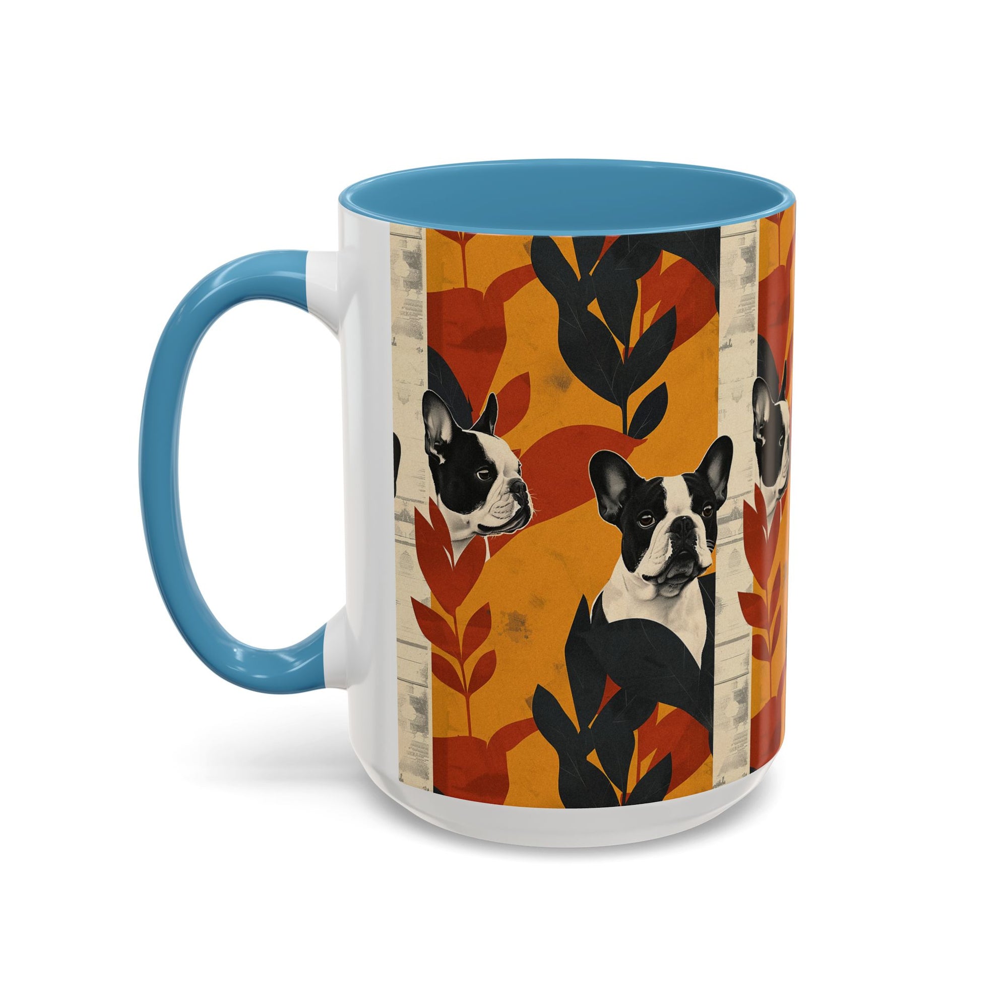 Chic Frenchie Charm Accent Coffee Mug