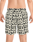 Puggie Pout Perfection Men's Mid-Length Swim Shorts