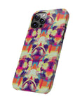 Glitchy Bulldog Blitz Slim Phone Cases