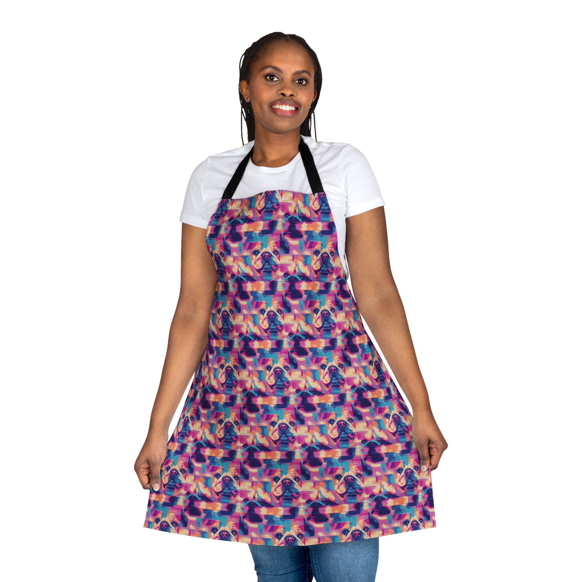 Dazzling Bulldog Chic Apron