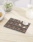 Pawsome Rottweiler Royalty Plaid Cutting Board