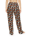 Beagle Glimmer Gaze Glamour Women's Pajama Pants