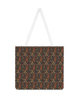 Dapper Dachshund Embroidery Elegance Shoulder Tote Bag