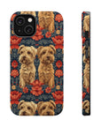 Yorkie Charm Twins Magnetic Tough Cases