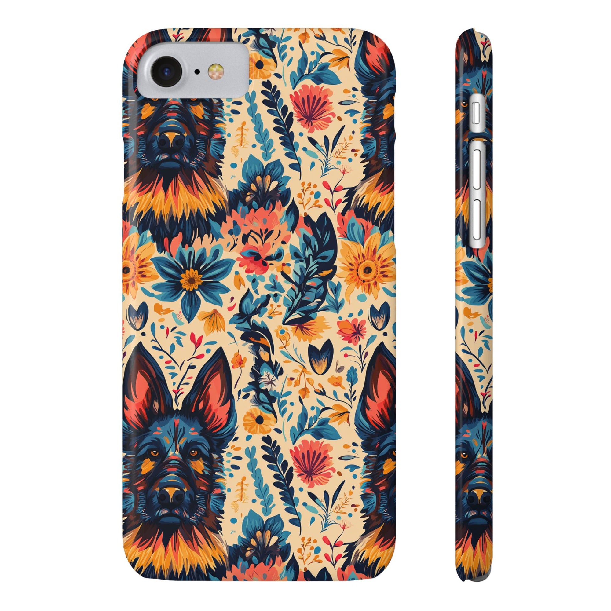 Bloomhound Shepherd Sentinel Slim Phone Cases