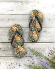 Blooming Goldie Glam Flip Flops