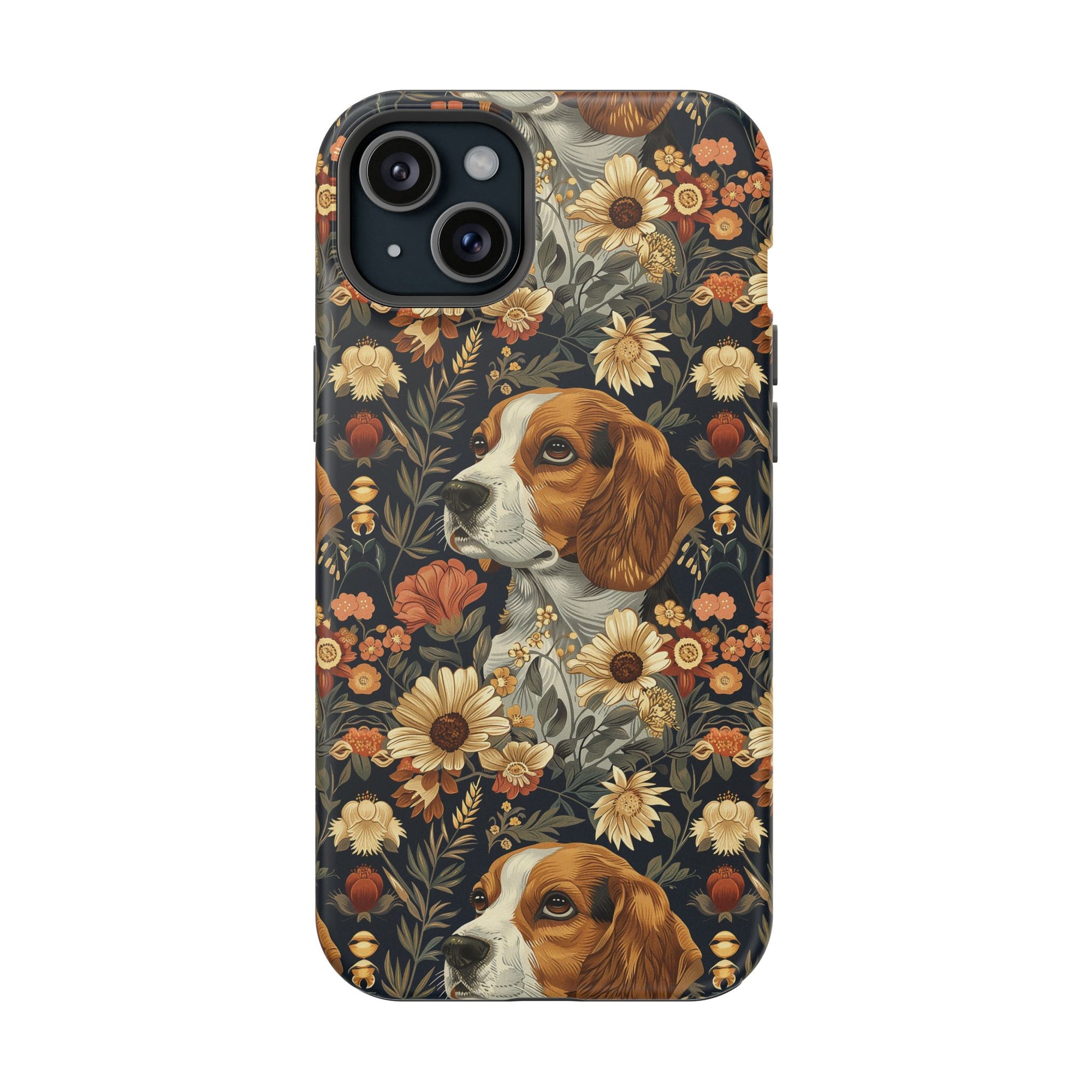 Beagle Blossoms Magnetic Tough Cases