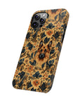 Autumnal German Shepherd Glamour Slim Phone Cases