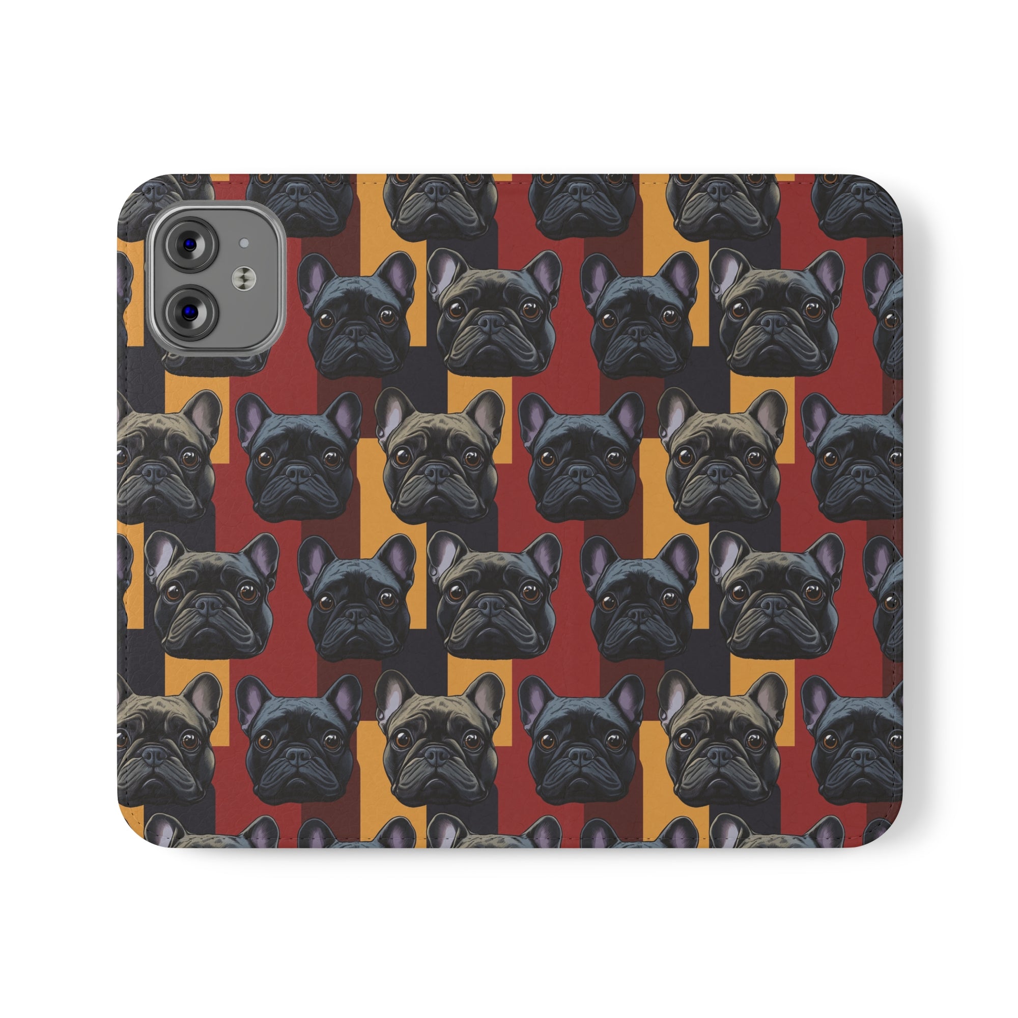 Chic Canine Checkmate - Frenchie Edition Flip Cases