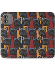 Chic Canine Checkmate - Frenchie Edition Flip Cases