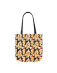 Modern Charm Labrador Chic Canvas Tote Bag