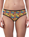 Frenchie Pop Art Pawfection Grid Women's Briefs