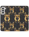 Majestic Hound Couture: German Shepherd LuxeBlend Flip Cases