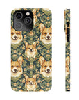 Corgi Charmz Slim Phone Cases