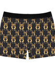 Majestic Hound Couture: German Shepherd LuxeBlend Men's Boxer Briefs