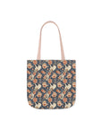 Blooming Bulldog Beauty Canvas Tote Bag