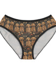 Fanciful Golden Paradise Blossom Women's Briefs