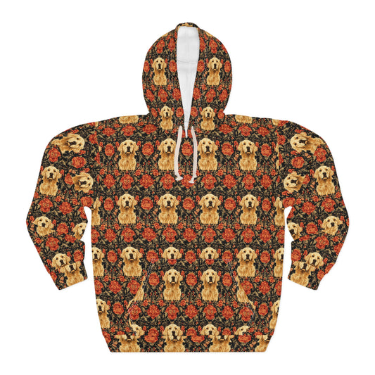 Golden Pawsatronic Tapestry Unisex Pullover Hoodie