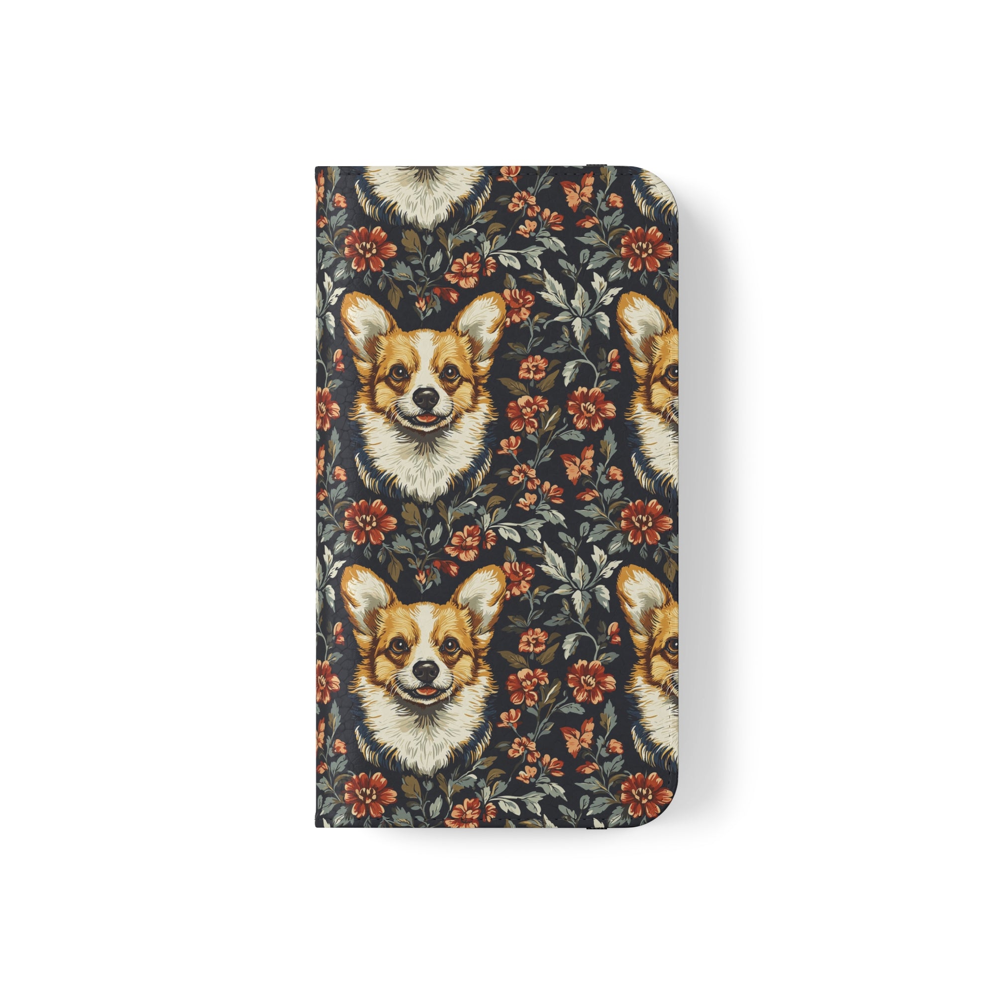 Floofy Corgi Blossom Blast Flip Cases