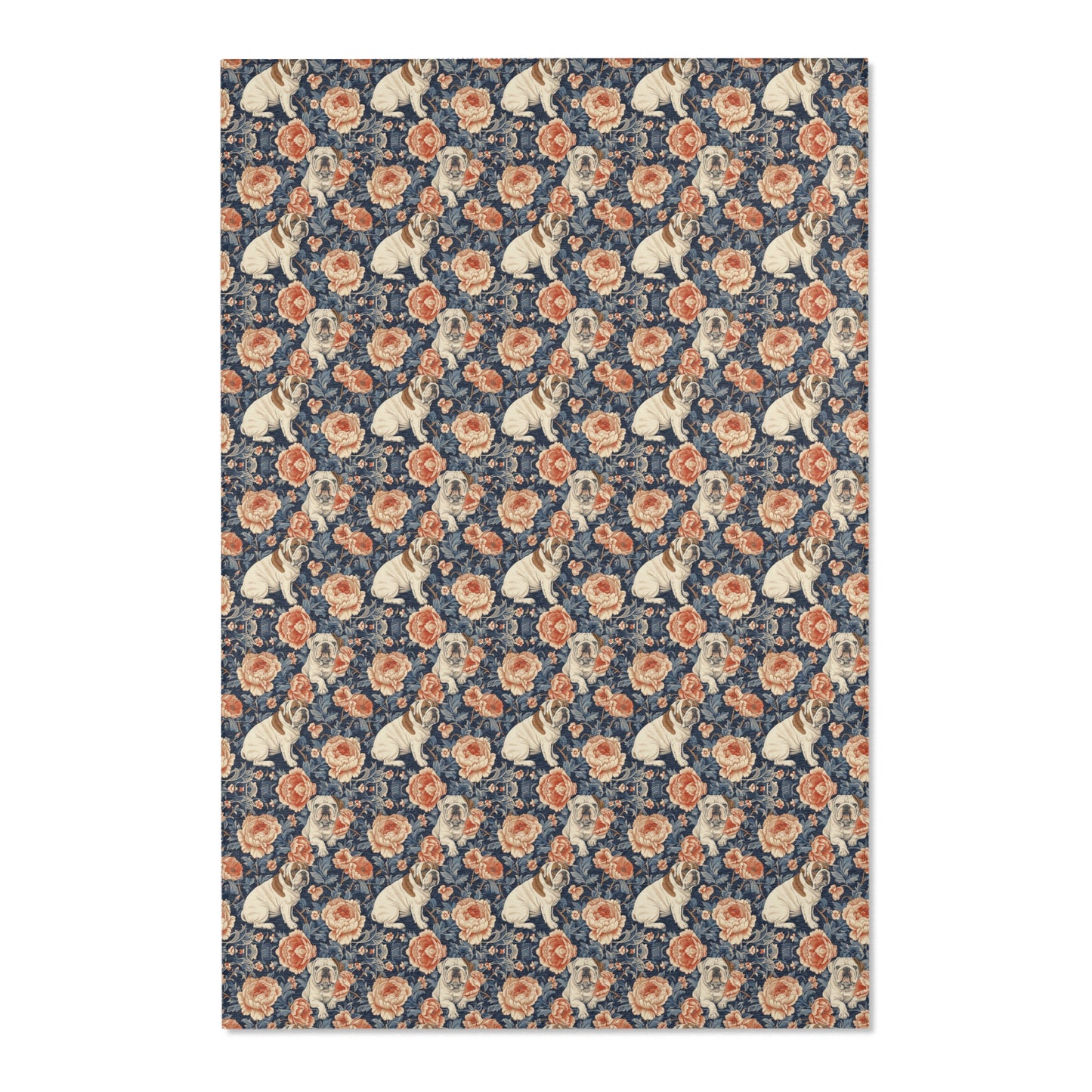 Bulldog Elegance Heritage Rug- William Morris Inspired Area Rug