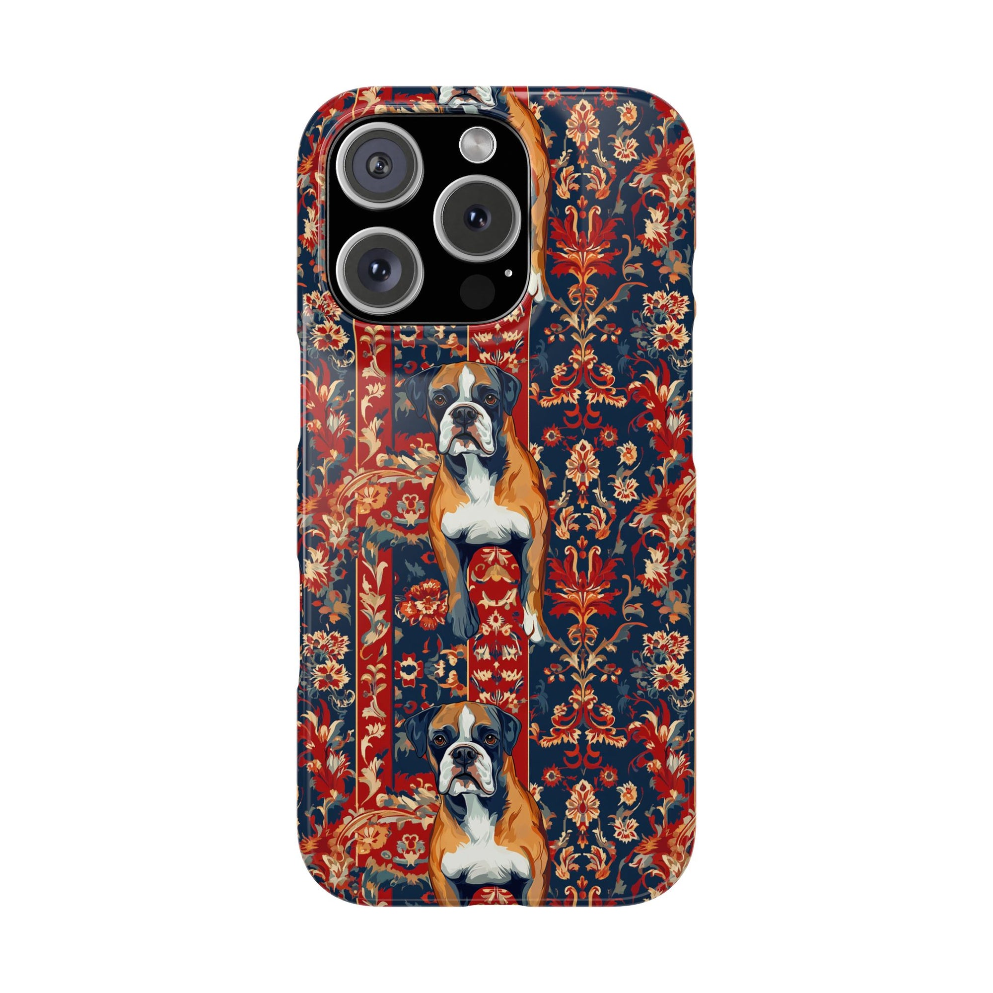 Boxer Blossom Tapestry Delight Slim Phone Cases