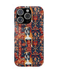 Boxer Blossom Tapestry Delight Slim Phone Cases