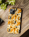 Golden Glitz 'n Glamour Woofwear Slim Phone Cases