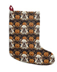 Bloomingly Bulldogistic Bouquet Christmas Stockings