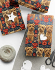 Yorkie Charm Twins Gift Wrap Papers