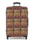 Yorkie Charm Twins Luggage Cover