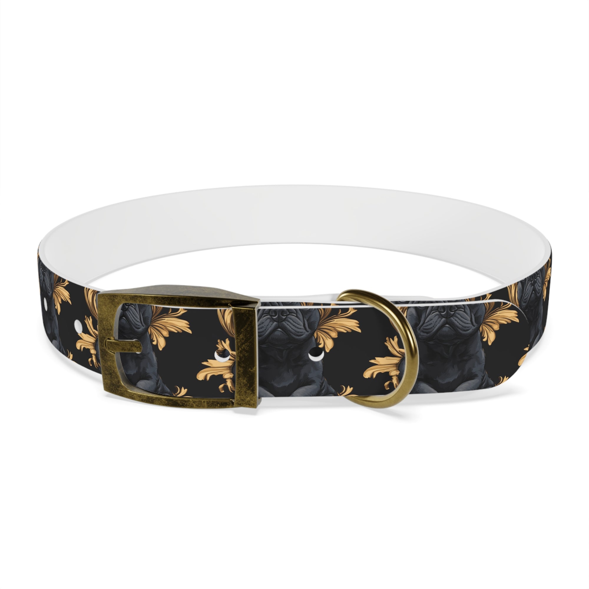 Regal Frenchie Noir Elegance Dog Collar