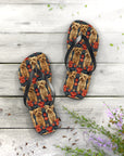 Yorkie Charm Twins Flip Flops