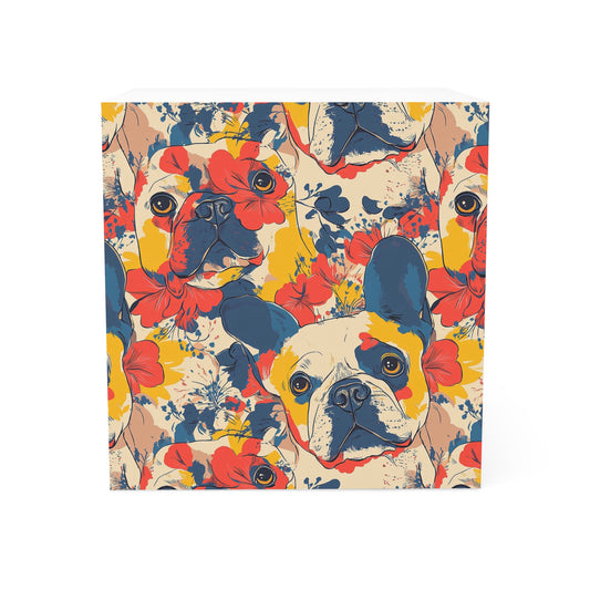 Bloom Pup Frenchietastic Splatter Note Cube