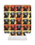 Whimsical Warhol Labrador Can Cooler Sleeve