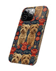 Yorkie Charm Twins Slim Phone Cases