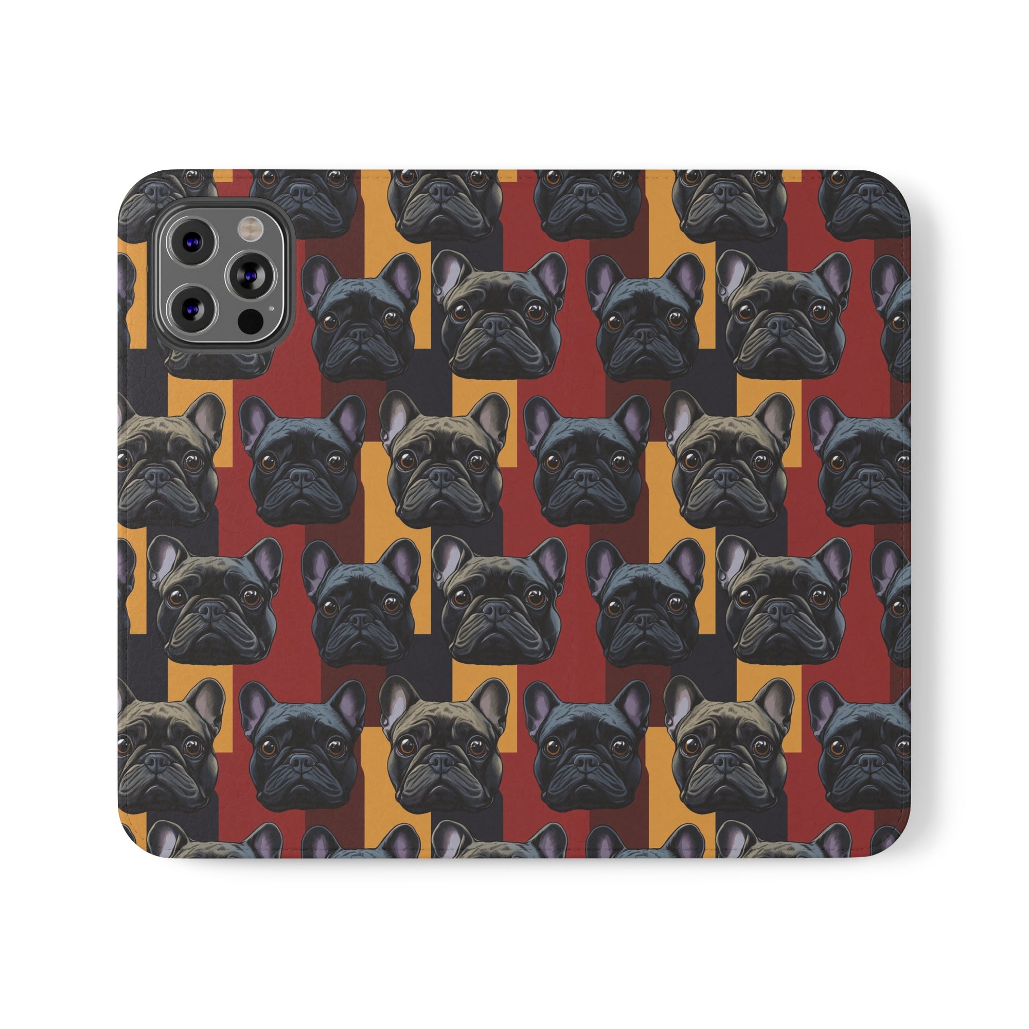 Chic Canine Checkmate - Frenchie Edition Flip Cases