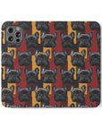 Chic Canine Checkmate - Frenchie Edition Flip Cases