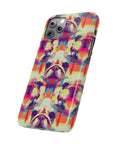 Glitchy Bulldog Blitz Slim Phone Cases