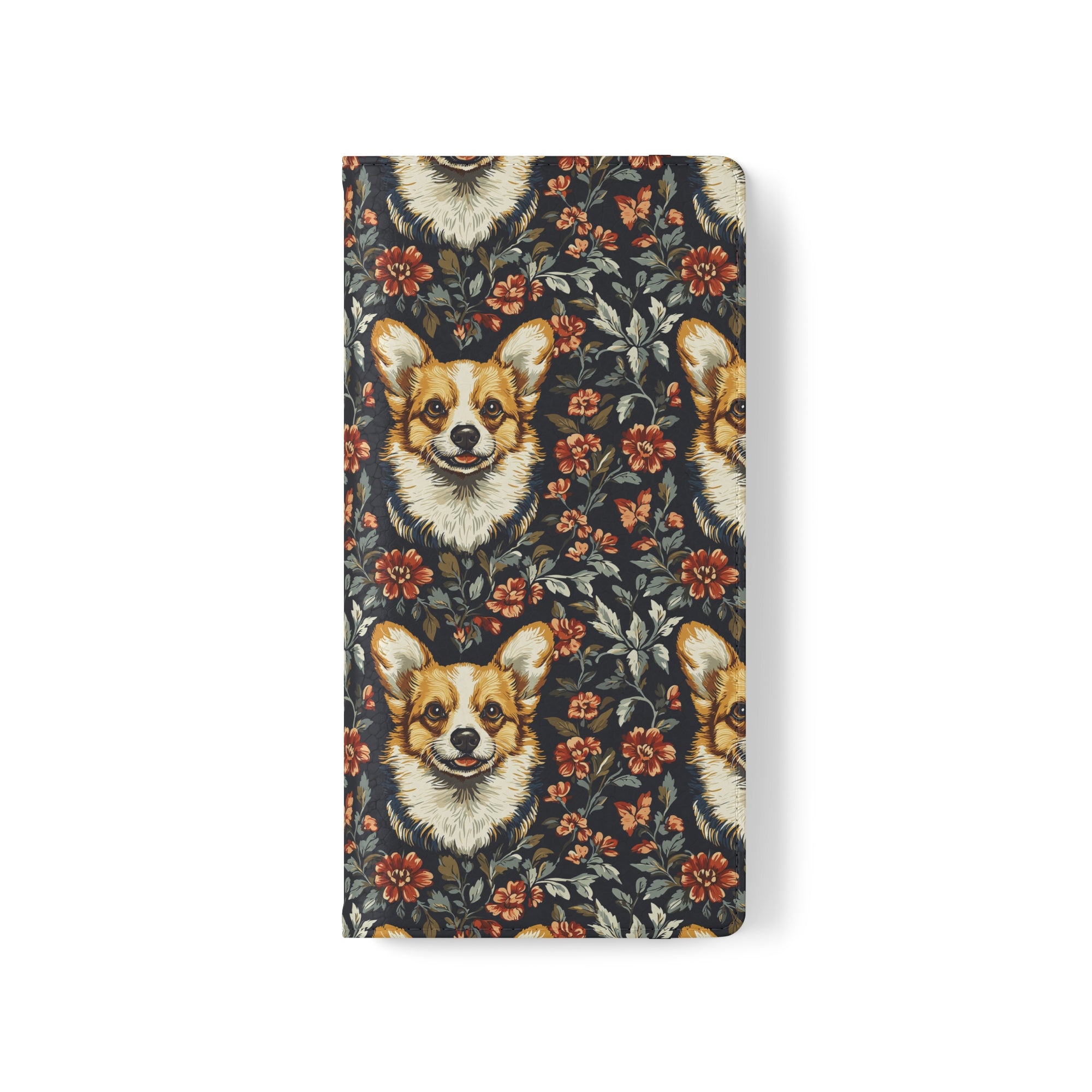 Floofy Corgi Blossom Blast Flip Cases