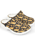 Golden Paws Floral Frenchie Kid's Foam Clogs