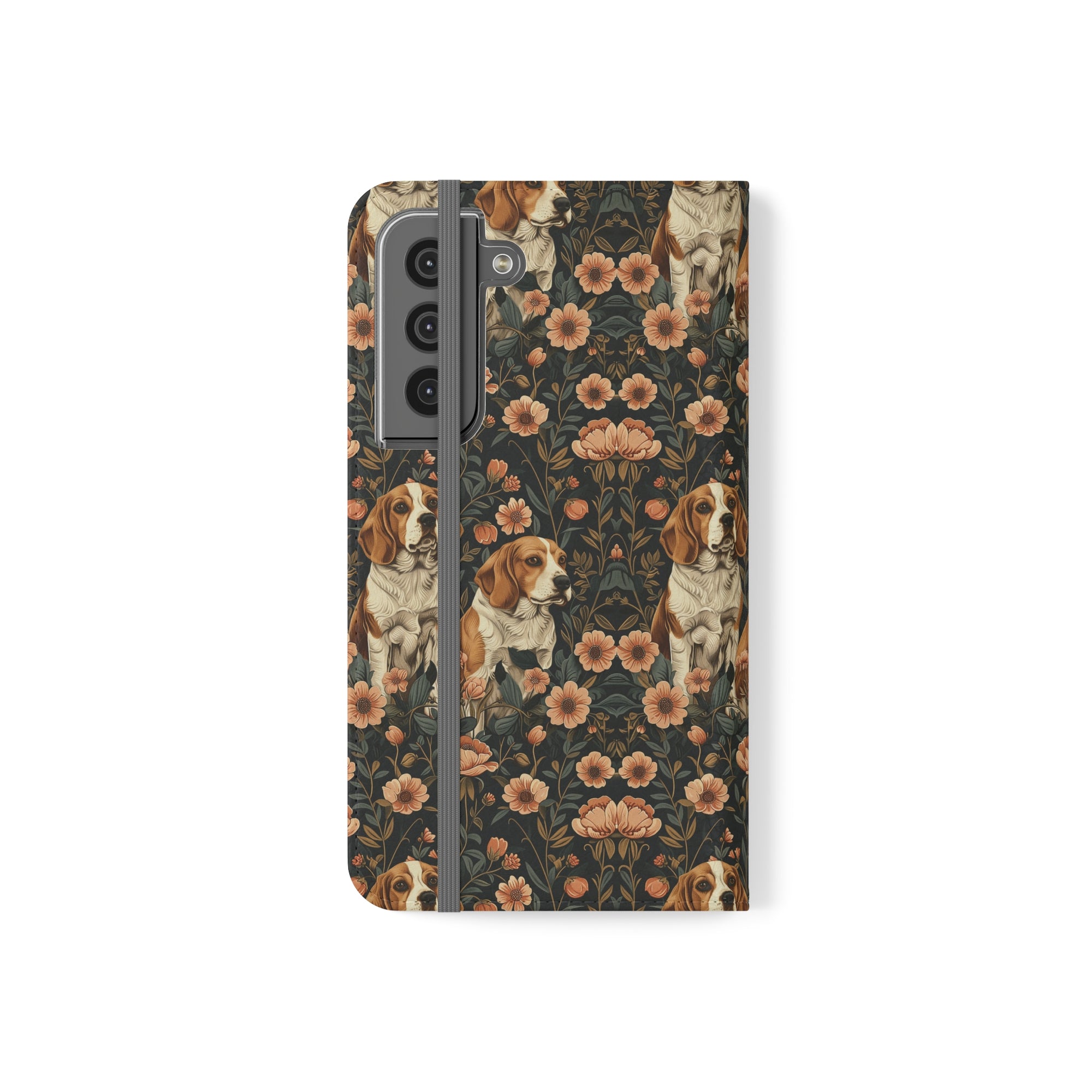 Beagle Blossom Bonanza Flip Cases